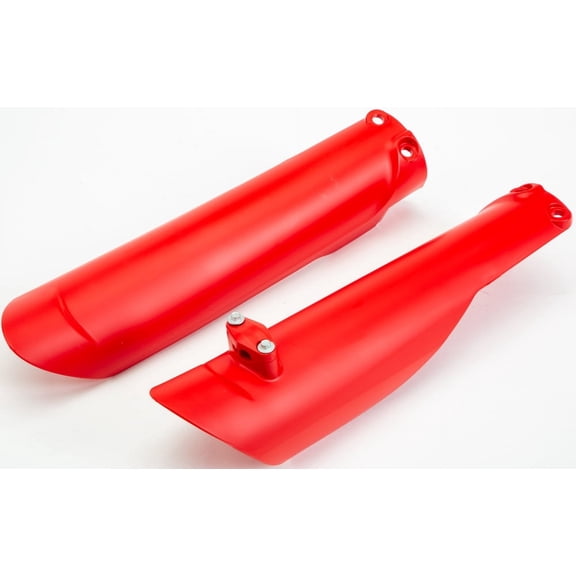 Polisport Fork Guards for GasGas EX/F 2022-2023, EC/F/MC/F 2021-2023, Durable Plastic Motorcycle Fork Protectors, Red