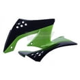 thumbnail image 1 of Polisport - 8412900004 - Radiator Shroud, Black/Green, 1 of 2