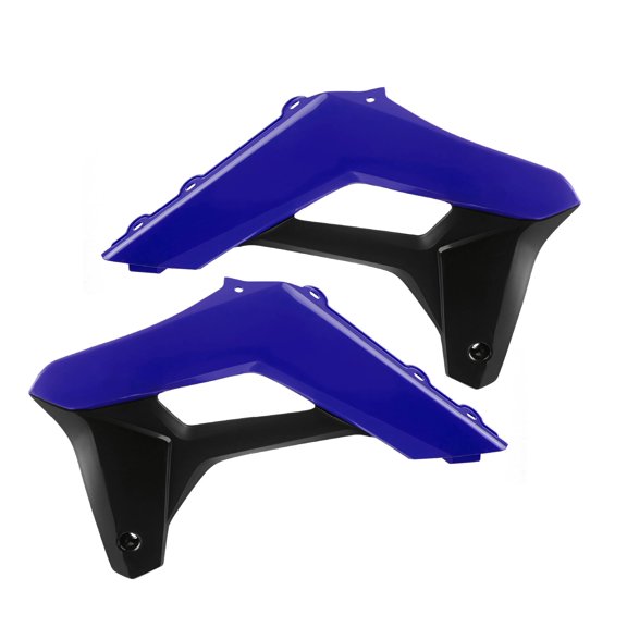 Polisport Radiator Scoops - Blue/Black Panels for Sherco SC/SC-F (2019-2023) Sherco SE/SEF (2017-2024) - OEM Fit, Glossy Finish, Lightweight & Impact-Resistant, Easy Installation
