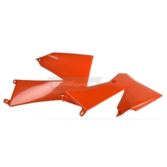 Polisport - 8428300001 - Radiator Shroud, Orange