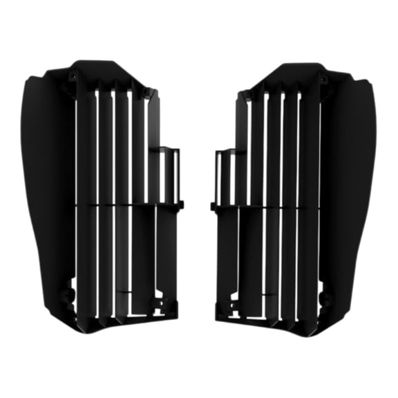 Polisport 8464700003 Radiator Louvers for Yamaha YZ250F YZ450F YZ450FX WR450F 2019+ and YZ450F 2018+ YZ250FX WR250F 2020+ – Durable Black OEM‑Style Airflow Guards
