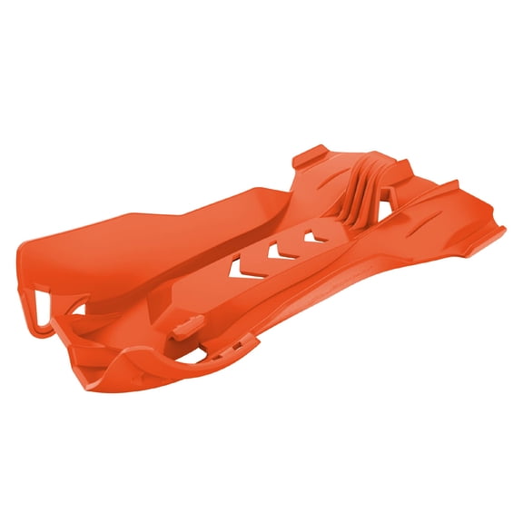Polisport Motocross Motorcycles (MX) Fortress Skid Plate for KTM 250 SX/250 EXC/300 EXC (2006-16) Dirt Bikes  OEM Quality, Durable, Flexible & Perfect Fit  Orange