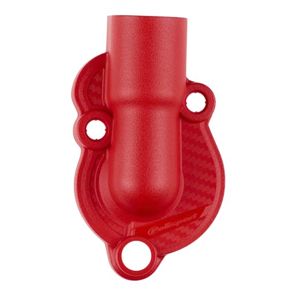 Polisport Motocross Motorcycles (MX) Water Pump cover for Honda CRF450R/RX Off-Road Bikes (2017-2024) Protector Guard - Impact & Abrasion Resistant PA6 Plastic, Easy Install High-Temp Durable - Red