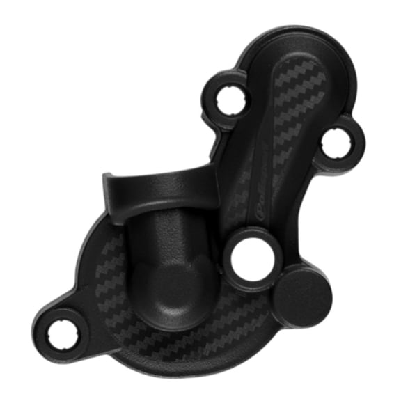 Polisport Motocross Motorcycles (MX) Water Pump cover for KTM EXC-F 450/500 (2017-2024) and Husqvarna FE 450/501 (2017-2023) Dirt Bikes - Durable PA6 Polyamide, Impact and Abrasion Resistant - Black