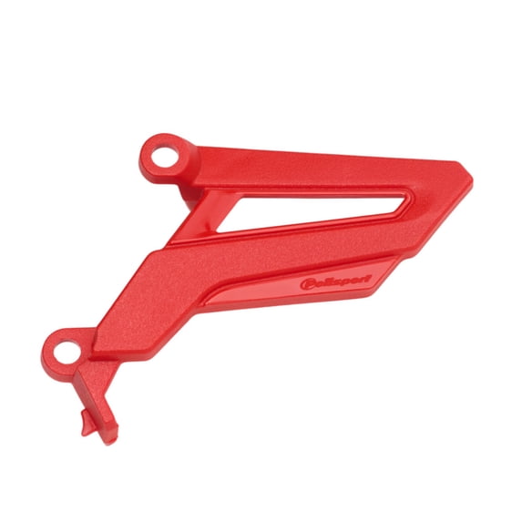 Polisport Front Sprocket Protector Guard Durable Impact Shield for Honda CRF 450R/CRF 450RX (2021-25) Mud-Resistant (Red)
