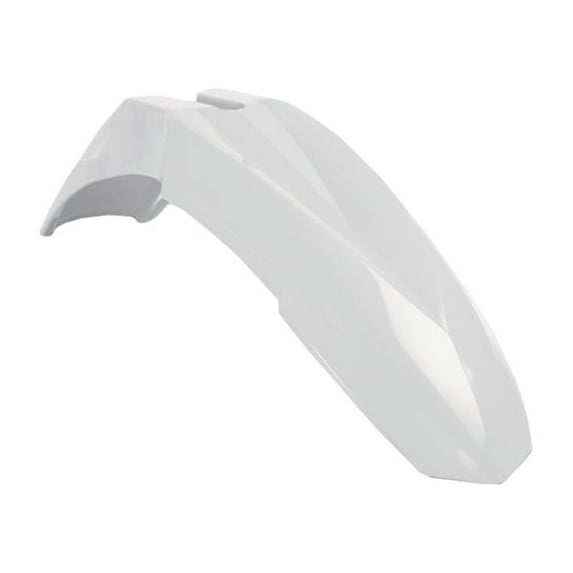 Polisport Supermoto (SM) Motocross (MX) Motard UFX Front Fender - Universal Fit for all Full Size Dirt Bikes - White