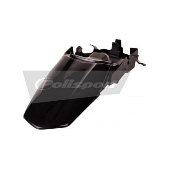 Polisport Rear Fender Black Gloss Polypropylene OEM Replacement for Dirt Bike Off-Road Honda CRF 2013-2018 (8579300003)