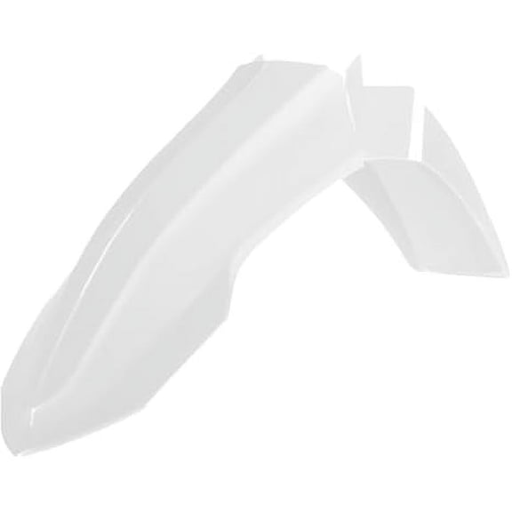 Polisport Motocross (MX) Front Fender for Yamaha YZ 125/250 (2023-26) Dirt Bike OEM Quality, Durable, Flexible & Perfect Fit White