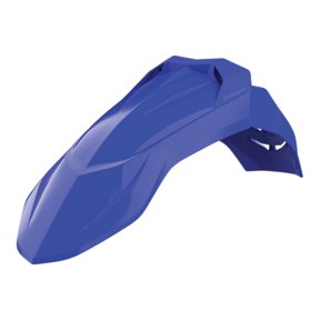 Polisport Motocross (MX) SuperMotard front fender ufx (Universal) for Yamaha and Kawasaki - Dirt Bike - OEM Quality, Durable Gloss Polypropylene (DGP), Flexible & Perfect Fit - Blue
