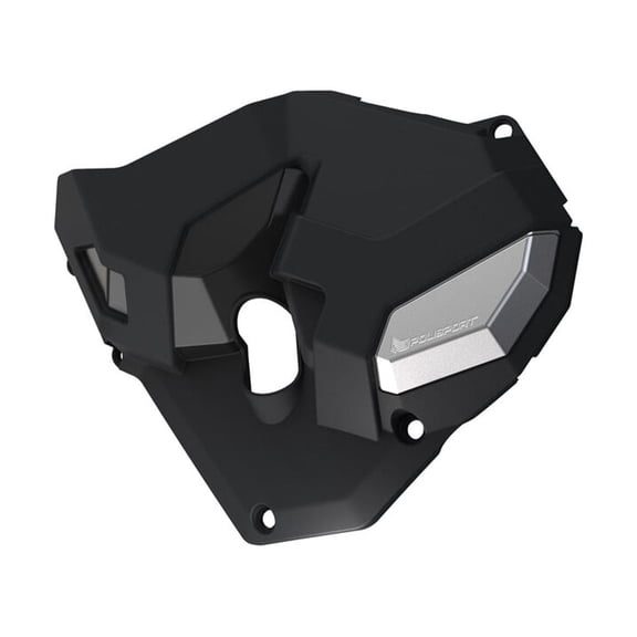 Polisport Clutch and Altenator Cover Protector Kit (Black) - Compatible with Honda CRF 1100 L Africa Twin DCT (2020-2023)
