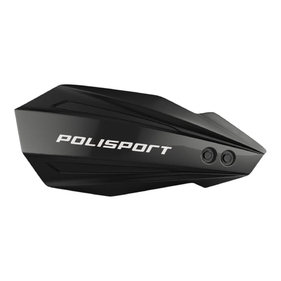 Polisport Bullit Handguard for Motocross Motorcyclesfor Kawasaki KX250 (2020-22)  2 Lever Mounting Systems, Durable, Easy to Install, Supermoto, Motard, Dirt Bikes & Off-Road Protection- Black