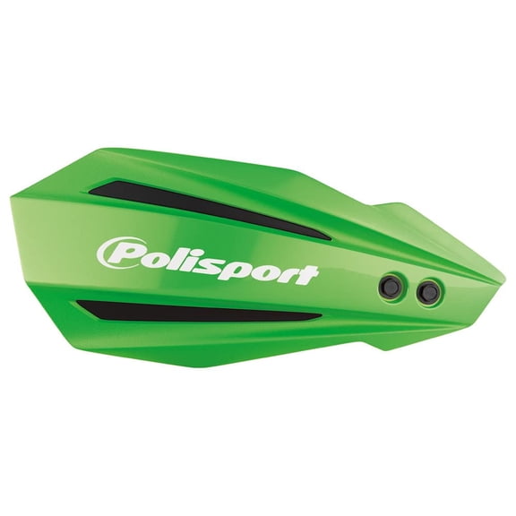 Polisport Bullit Handguard for Motocross Motorcycles–Universal Handguard Shield – Durable, Flexible, Easy to Install, Supermoto, Motard, Dirt Bikes & Off-Road Protection- Green