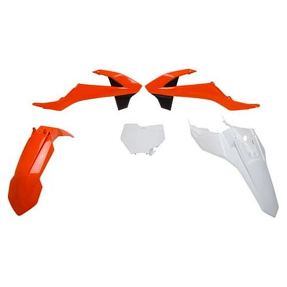 Polisport Complete Replica Plastic Kit 16 KTM Orange/Black Compatible With Gas Gas MC 65 2021