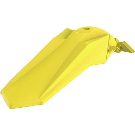Polisport Motocross (MX) Rear Fender for Suzuki RMZ 250 & RMZ 450 (2018-2025) Dirt Bike  OEM Quality, Durable, Flexible & Perfect Fit  Yellow