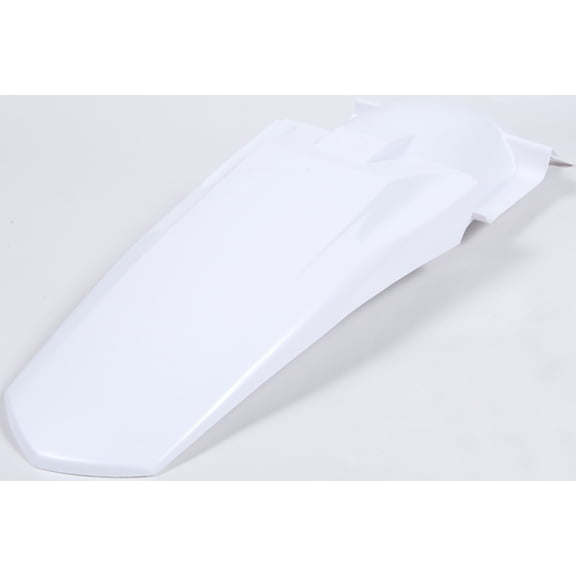 Polisport Rear Fender for Yamaha YZ85 Off-Road Dirt Bike - White, OEM Replacement, Gloss Polypropylene, Pre-Drilled (8563700003)