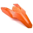 thumbnail image 1 of Polisport Rear Fender with Side Panels, Orange, DGP Gloss Plastic, KTM EX/SX/XC 2007-2011, OEM Replacement, Pre-Drilled (8567900008), 1 of 2