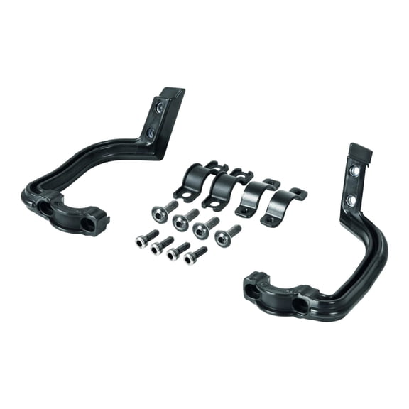 Polisport MX Flow Handguard Universal Mounting Kit For Motocross MX Motorcycles - Superior Protection and Durability, Easy to Install, Precise Fit - Black