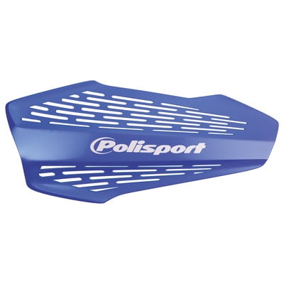Polisport MX Force Handguard for Motocross Motorcycles–Universal Repair Handguard – Durable, Flexible, Easy to Install, Supermoto, Motard, Dirt Bikes & Off-Road Protection- Blue