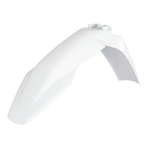 Polisport Motocross (MX) Front Fender for Husqvarna FC/FE/FX/TC/TE/TX (2023-25) Dirt Bike OEM Quality, Durable, Flexible & Perfect Fit White