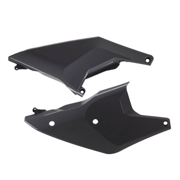 Polisport Motocross (MX) Replica Plastics Side Panels for Husqvarna FC/FE/FX/TC/TE/TX (2023-24) Dirt Bike OEM Quality, Durable, Flexible & Perfect Fit Nardo Grey