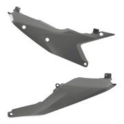 Polisport Motocross MX Replica Plastics Side Panels for KTM SX/SX-F/XC/XC-F 2023-2026 Dirt Bike   OEM Quality, Durable, Flexible & Perfect Fit   Nardo Grey