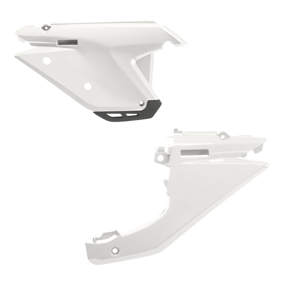 Polisport Motocross (MX) Replica Plastics Side Panels for Sherco SE/SEF (2025) Dirt Bike OEM Quality, Durable, Flexible & Perfect Fit White