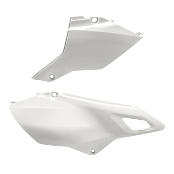 Polisport Motocross (MX) Restyling Side Panels for Suzuki DR-Z400 (2000-24) Dirt Bike OEM Quality, Durable, Flexible & Perfect Fit White