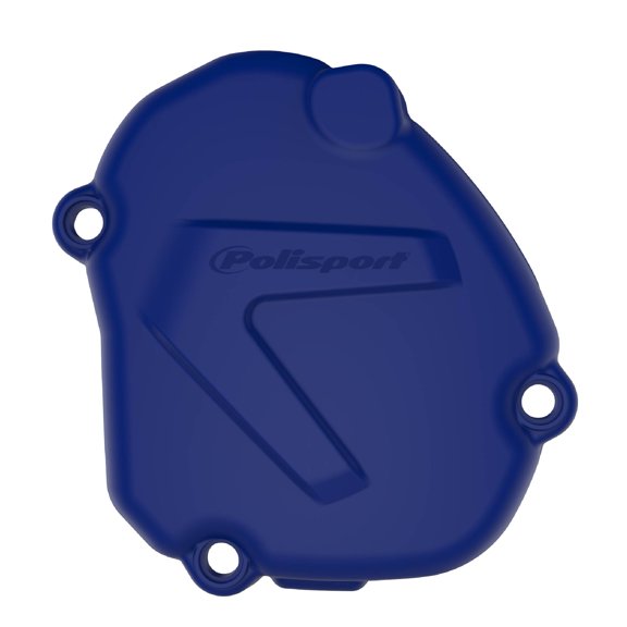 Polisport Motocross Motorcycles (MX) Ignition Covers Protector Kit for Yamaha YZ125 (2005-2025) Dirt Bikes - Impact-Resistant PA6 Polyamide, Protects Against Rocks and Scratches for MX/Enduro - Blue
