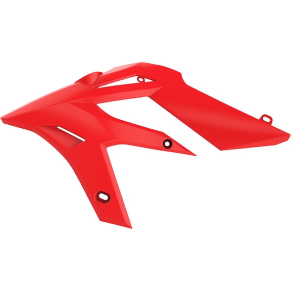 Polisport Beta Radiator Shrouds Red Durable Gloss Polypropylene OEM Replacement Dirt Bike Body Plastic (8418900001)