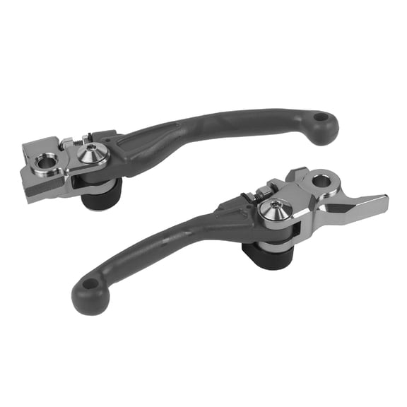 Polisport Pivot Unbreakable Levers Kit Fits: Honda CRF 250R/250RX/450R/450RX (20072024) Motocross (MX/Enduro) Brake/Clutch Levers, Durable Composite, OEM Shape, Easy Install, Nardo Grey