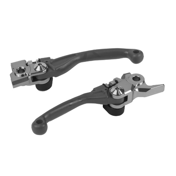 Polisport Pivot Unbreakable Levers Kit Fits: Kawasaki KX250/KX450 (20132020) Motocross (MX/Enduro) Brake/Clutch Levers, Durable Composite, OEM Shape, Easy Install, Nardo Grey