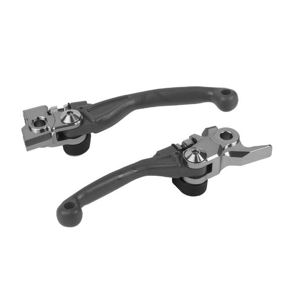 Polisport Pivot Unbreakable Levers Kit Fits Yamaha YZ125/250, YZ250F/450F, YZ250FX, YZ450FX (20092022) Motocross MX/Enduro Brake/Clutch Levers Durable Composite OEM Shape Easy Install NardoGrey