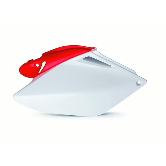 Polisport Motocross (MX) Replica Plastics Side Panels for Honda CR 125R/CR 250R (2000-01) Dirt Bike OEM Quality, Durable, Flexible & Perfect Fit White/Red