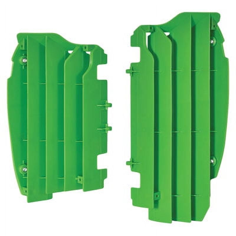 Polisport Radiator Louvers 2005 Green For Kawasaki