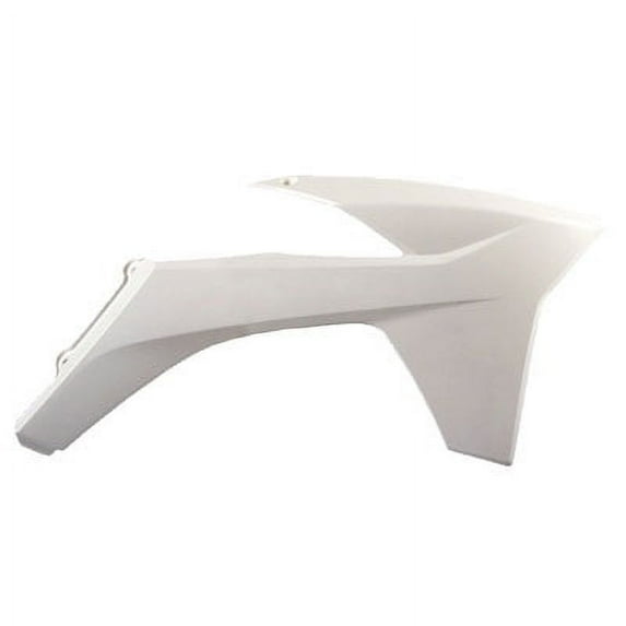 Polisport Radiator Scoops 16 White for KTM 125 SX 2016-2018