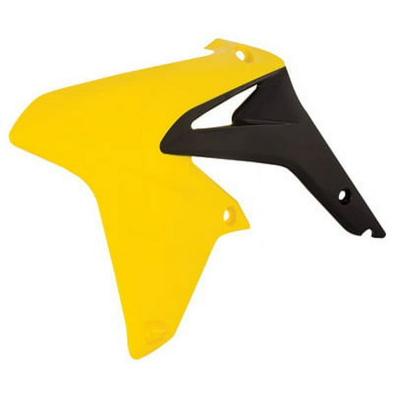 Polisport Radiator Scoops Black/Yellow for Suzuki RMX450Z 2017-2018