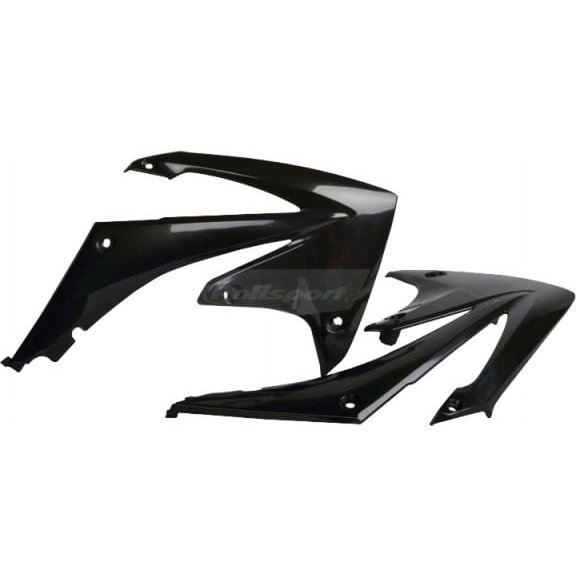 Polisport Radiator Shrouds Black for Honda 8412700003
