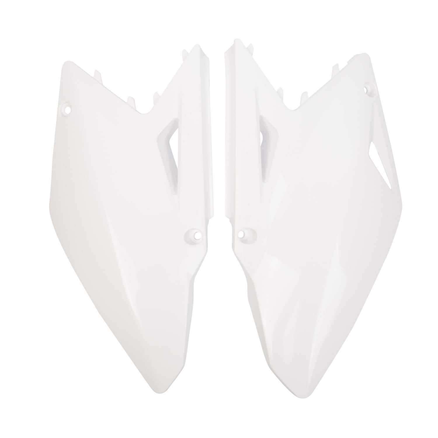 Polisport Side Number Plates White for Suzuki 8601500003 - Walmart.com