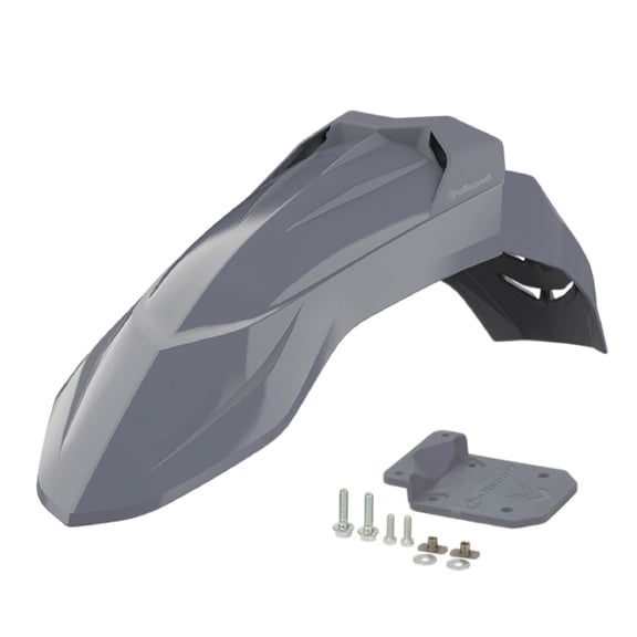 Polisport Supermoto (SM) Motocross (MX) UFX Front Fender - Universal Fit for all Full Size Dirt Bikes - Blue