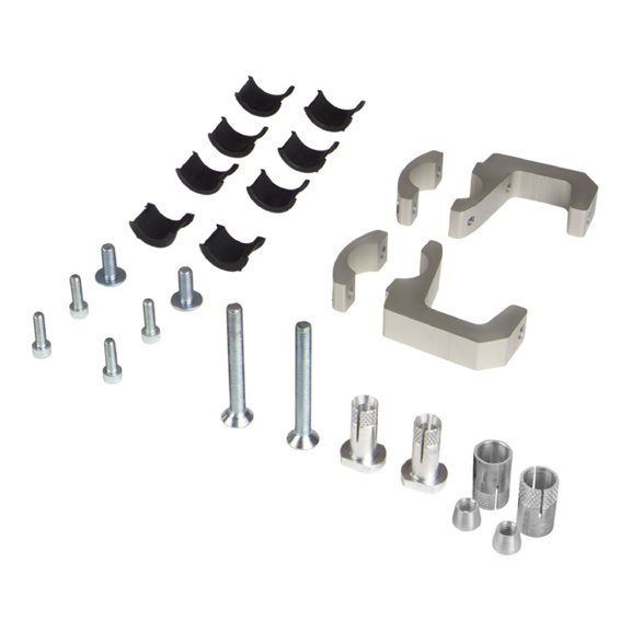 Polisport Trail Blazer Handguard Mounting Kit For CFMOTO 450 MT (2024) Motocross MX Motorcycles - Superior Protection and Durability, Easy to Install, Precise Fit - Grey