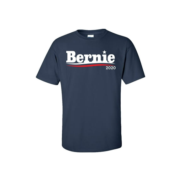 Political Bernie 2020 Short Sleeve T-Shirt-Navy-Small