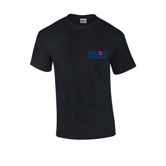 Political Biden Harris 2020 Joe Biden Kamala Harris Simple Crest Design Short Sleeve T-shirt-Black-xxl