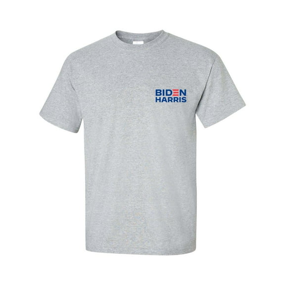 Political Biden Harris 2020 Joe Biden Kamala Harris Simple Crest Design Short Sleeve T-shirt-Sport Grey-xxl