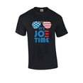 thumbnail image 1 of Political Funny Joe Biden It's Joe Time American Flag Sunglasses Short Sleeve T-shirt-Black-small, 1 of 4