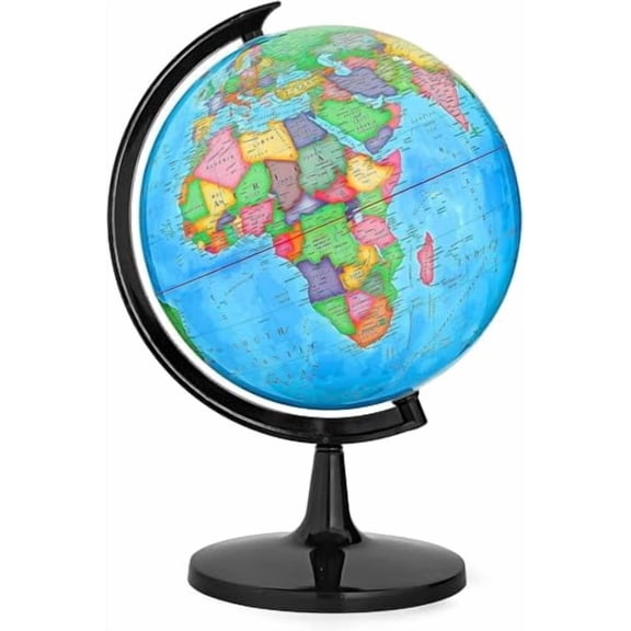 Political Globe,13in Educational Globes for Classroom,Political Teaching Tool with HD Waterproof & Writable Erasable Surface,360° Spinning for Education & Desk Decor