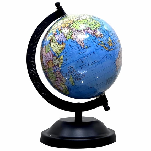 Political Globe 5 Inch For Learning World Map For Kids & Students UPSC Aspirants, Home & Office, Desk Decor, Political Globe, Pack Of 1