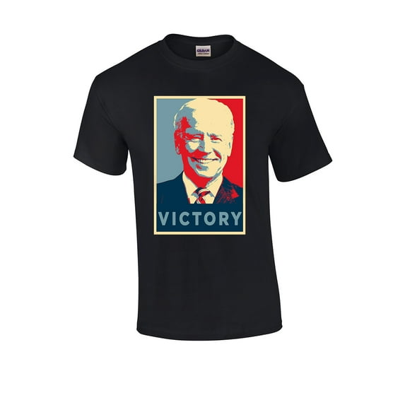 Political Joe Biden Victory Poster Biden Haris 2020 Short Sleeve T-shirt-Black-xxl