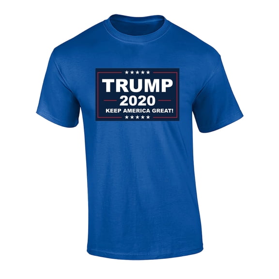 Political Keep America Great Adult Unisex Short Sleeve T-Shirt-Royal-Large