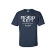 thumbnail image 1 of Political Promises Kept Trump 2020 Short Sleeve T-Shirt-Navy-Small, 1 of 4
