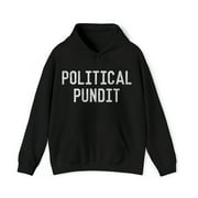 Political Pundit Retro Graphic Hoodie Sweatshirt, Sizes S-5XL